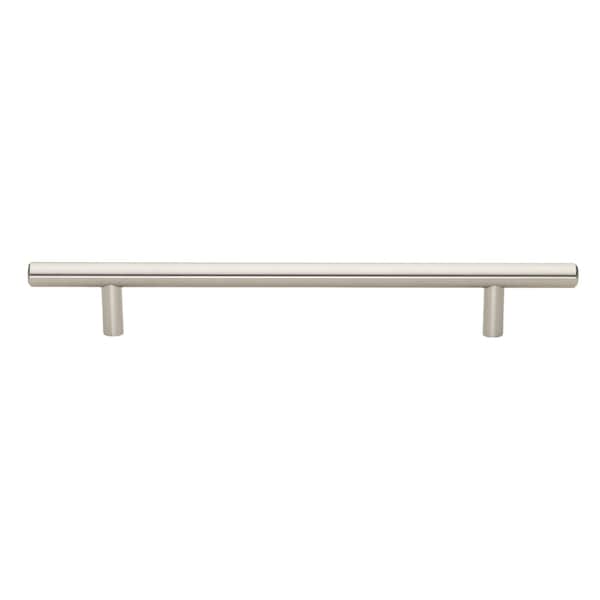 Gliderite Hardware 7 in. Center to Center Satin Nickel Solid Steel Bar Pull - 5004-178-SS 5004-178-SS-1 - main
